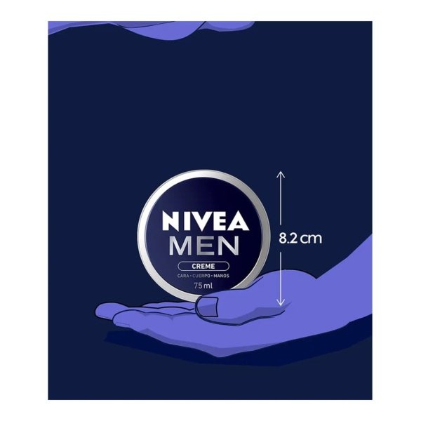 Crema Hidratante Multipropósito Vitamina E Nivea Men En Lata 75ml - Imagen 5