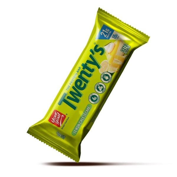 Barras De Proteina Yourgoal Twentys 12u Lemon Cheesecake - Imagen 2