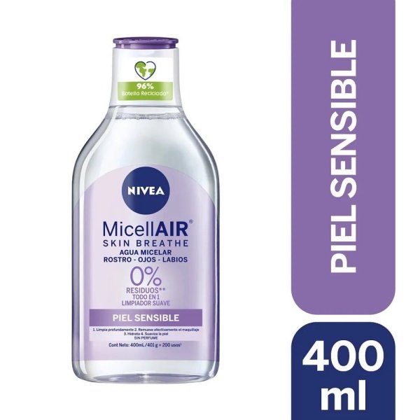 Agua Micelar Nivea Loción Sensitive 400ml