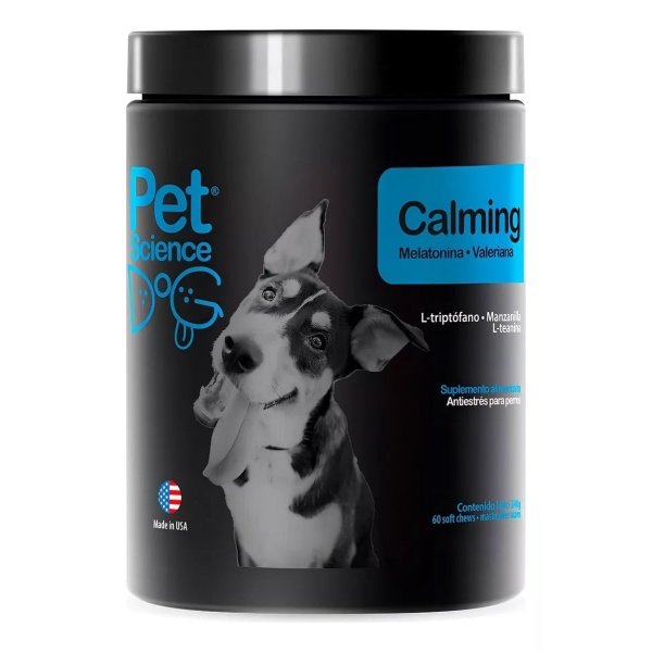 PetScience - Dog Calming 240g,60 Tabletas Masticables Suaves
